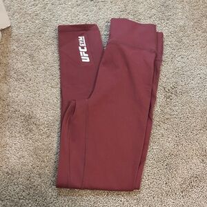 UFC Gym Maroon Leggings